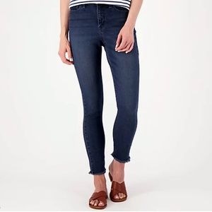 Laurie Felt Blue Ankle Skinny Classic Clean Jeans